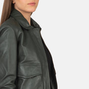 Westa A-2 جاكيت بومبر جلد نسائي – alternate product view 6
