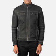 Youngster جاكيت بايكر جلد رجالي – alternate product view 3