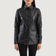 Zenith Shirt جاكيت جلد نسائي – alternate product view 4