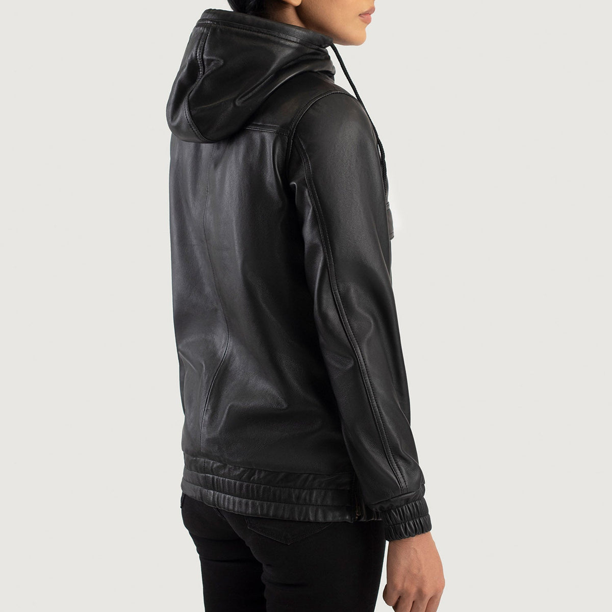 Zest Hooded Pullover جاكيت جلد نسائي – alternate product view 5