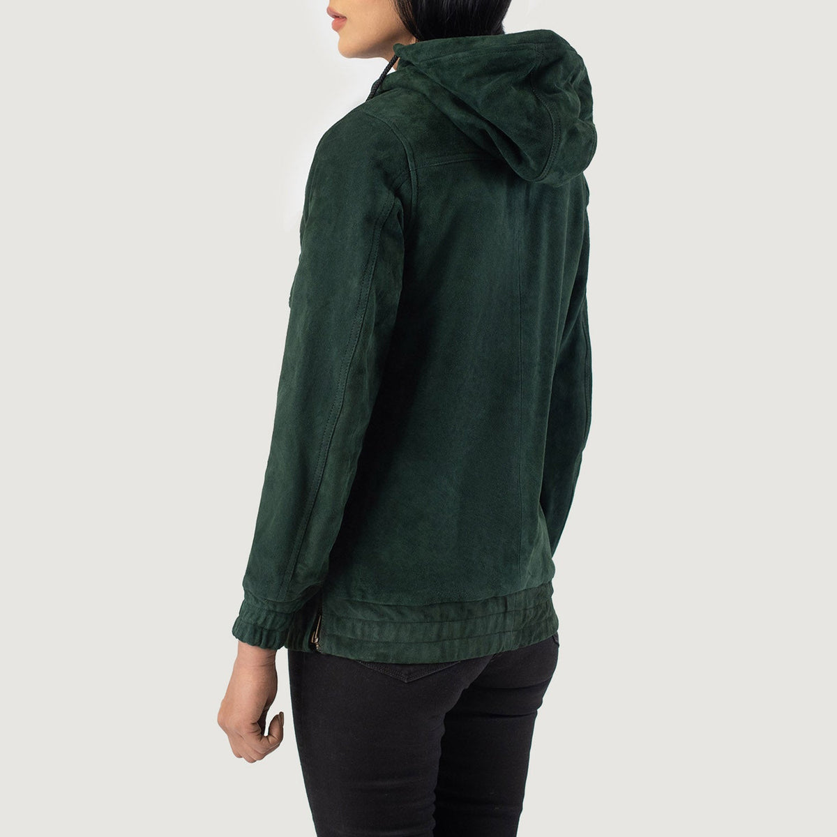Zest Hooded Pullover جاكيت جلد نسائي – alternate product view 5