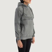 Zest Hooded Pullover جاكيت جلد نسائي – alternate product view 2